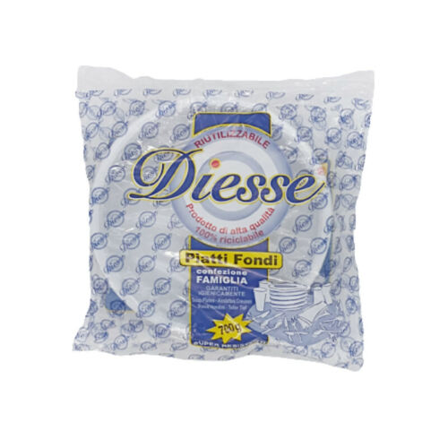 diesse prodotti 2 lunga conservazione contenitori in plastica e bio piatti fondi riutilizzabili diesse gr 500 0