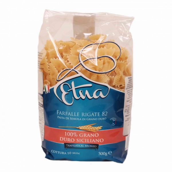 poiatti prodotti 2 lunga conservazione pasta pancarr e pangrattato pasta farfalle rigate etna in bronzo gr 500 a poiatti rossa 0