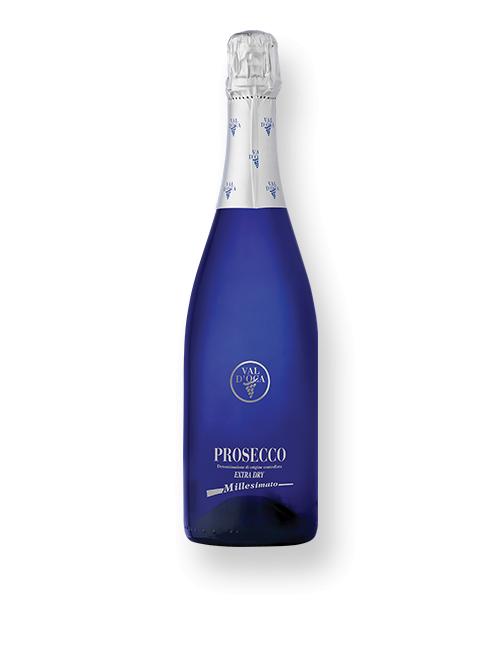 val d oca prodotti 3 beverage vini liquori prosecco e spumante prosecco vino spumante doc exdry blu milles val d oca 25 anniv 2020 ml 750 0