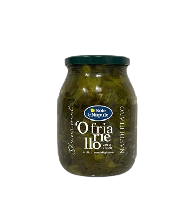 o sole e napule prodotti 2 lunga conservazione vasi e bocce in olio boccia friarielli napoletani gr 960 o sole e napule 0