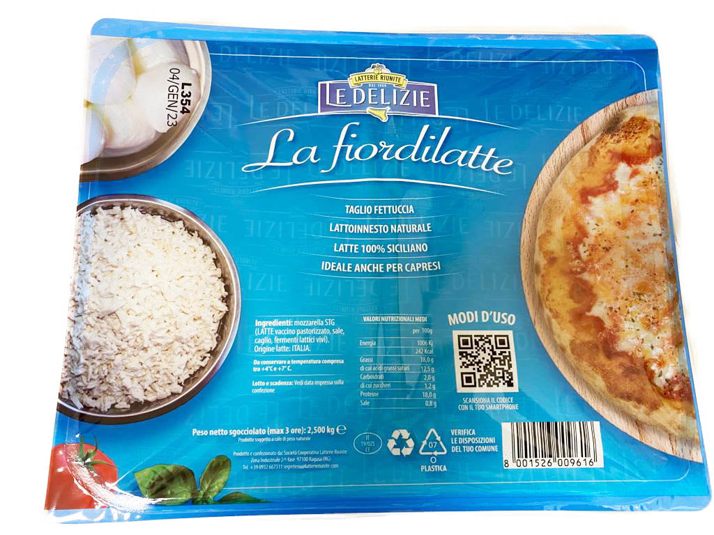 latterie riunite prodotti 1 fresco latterie riunite mozzarella fior di latte fettuccia kg 2 5 latterie riunite 0