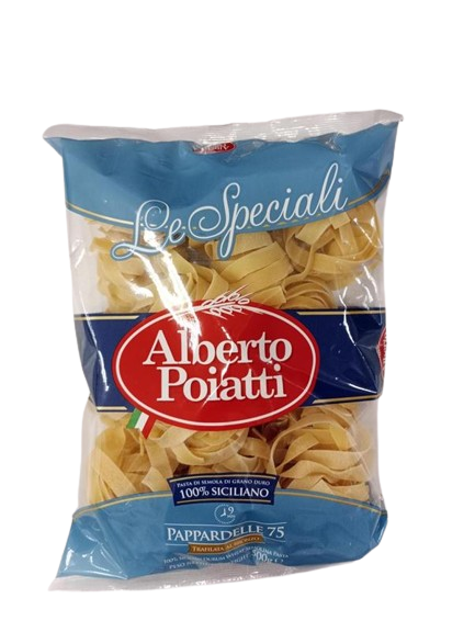 alberto poiatti prodotti 2 lunga conservazione pasta pancarr e pangrattato pasta pappardelle di semola n 75 gr 500 a poiatti 0