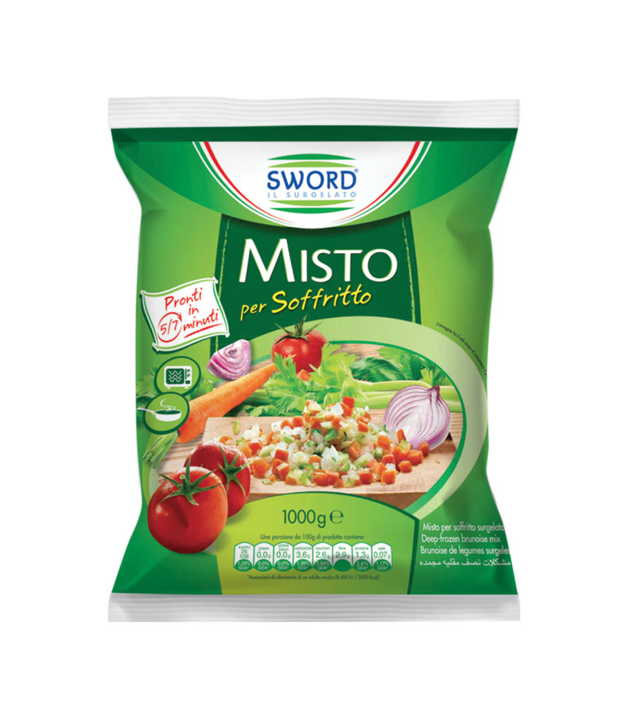 sword prodotti 4 surgelati patate verdure e piselli misto verdure per soffritto kg 1x10 sword 0