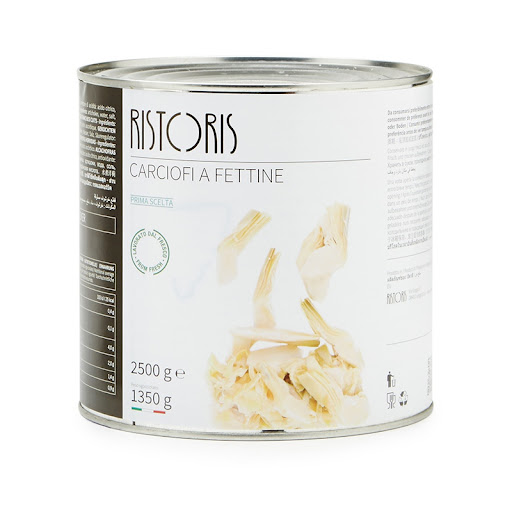 ristoris prodotti 2 lunga conservazione funghi e carciofi carciofi fettine naturale gr 2500 ristoris 0
