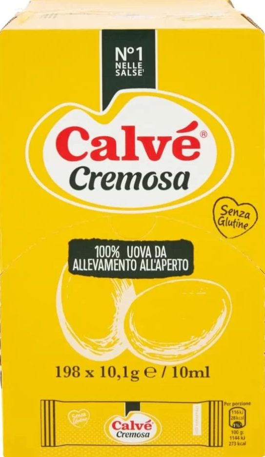 calve prodotti 2 lunga conservazione salse e monodosi maionese bustine cremosa ml 10x198 calve 0