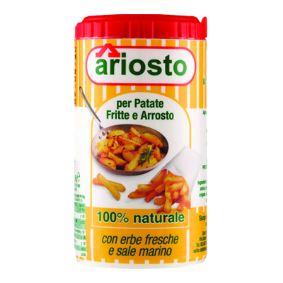 ariosto prodotti 2 lunga conservazione spezie e aromi ariosto insaporitore patate gr 80 0