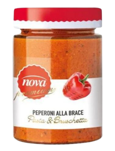 CREMA DI PEPERONI PASTA&BRUSCHETTA IN VETRO ML 580 NOVA FUNGHI