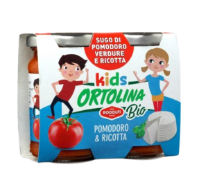 SUGO BIO POM.E RICOTTA ORTOLINA KIDS CL2x100G RODOLFI