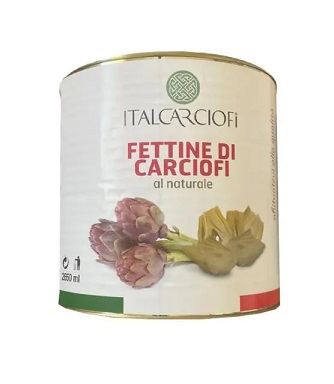 italcarciofi prodotti 2 lunga conservazione funghi e carciofi carciofi fettine naturale gr 2650 italcarciofi 0