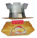 PAPER ONE-Prodotti-2-LUNGA CONSERVAZIONE-Contenitori in cartone-SCATOLA PORTA POLLO 200X138X99H PAPER ONE PZ 50-0