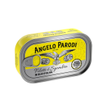 ANGELO PARODI-Prodotti-2-LUNGA CONSERVAZIONE-Tonno-FILETTI DI SGOMBRI SELVAGGIO OLIO OLIVA GR 120 ANGELO PARODI-0