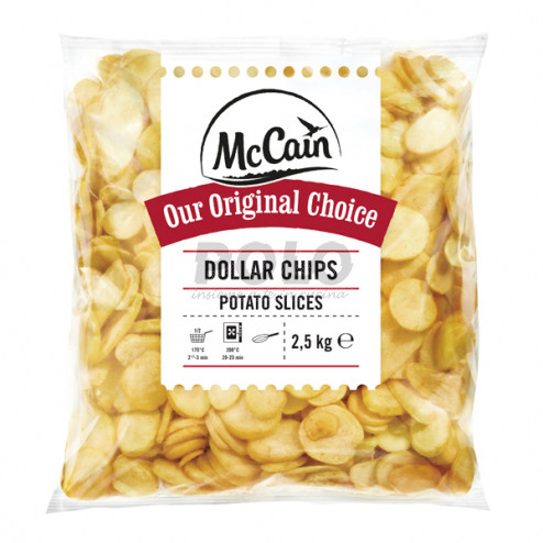 PATATE A FETTE DOLLAR CHIPS KG 2.5 MC CAIN