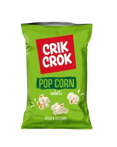 crik crok prodotti 2 lunga conservazione dolciaria e salato crik crok pop corn gr 50 0