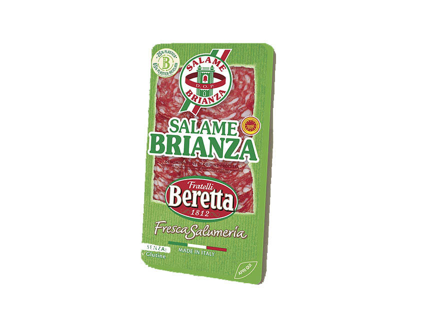 beretta prodotti 1 fresco salumi affettati salame brianza dop affett gr 80 beretta 0