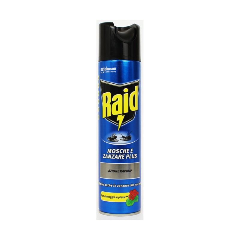 raid prodotti 2 lunga conservazione insetticidi raid mosche zanz spray ml 400 0