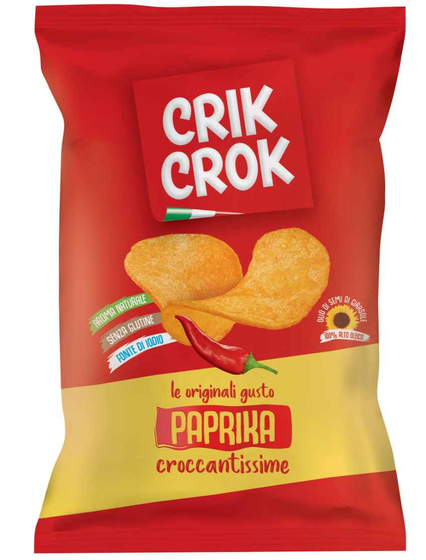 crik crok prodotti 2 lunga conservazione dolciaria e salato crik crok originali paprika gr 70 0