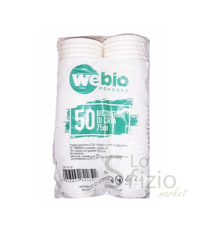 WEBIO-Prodotti-2-LUNGA CONSERVAZIONE-Contenitori in cartone-BICCHIERI ACQUA CART. BIANCO WEBIO ML 200X50 PZ-0