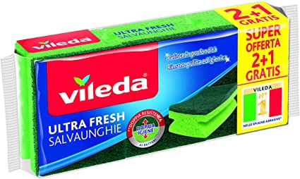 vileda prodotti 2 lunga conservazione detergenza spugna vileda ultra fresh salvaung 2 1 0