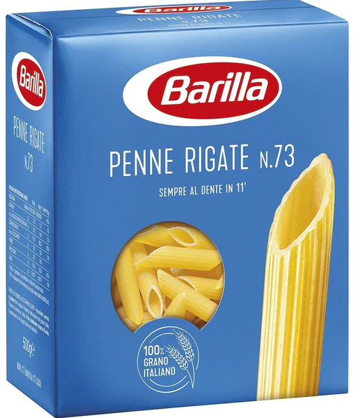 BARILLA-Prodotti-2-LUNGA CONSERVAZIONE-Pasta, Pancarrè e Pangrattato-PASTA PENNE RIGATE N 73 KG 1 BARILLA-0