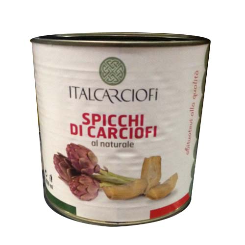 italcarciofi prodotti 2 lunga conservazione funghi e carciofi carciofi spicchi naturale gr 2650 italcarciofi 0