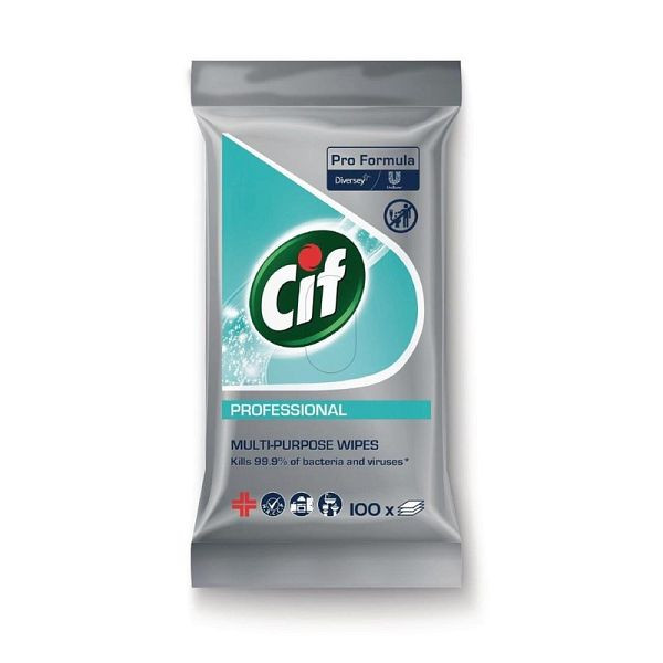 cif prodotti 2 lunga conservazione detergenza salviette igienizzante multiuso superfici 100pc cif 0