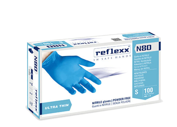 reflexx prodotti 2 lunga conservazione tovaglie e carte speciali guanti azzurri monouso small pz 100 nitrile reflexx 0