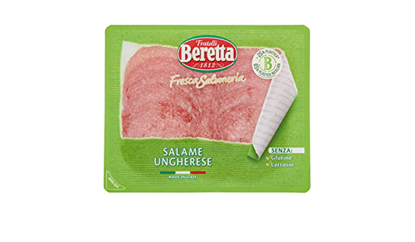 beretta prodotti 1 fresco salumi affettati salame ungherese affett gr 80 beretta 0