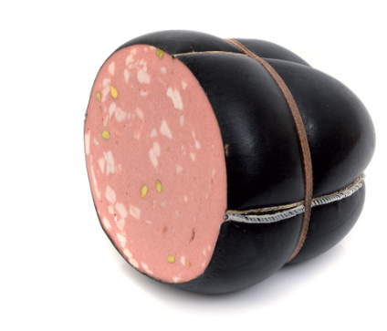 MORTADELLA CON PIST SICILIANA SUINO NERO 1/2 SV MULINELLO