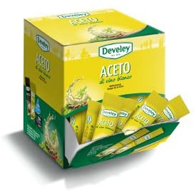 develey prodotti 2 lunga conservazione salse e monodosi aceto vino bianco bustine ml 5 200 pz develey 0