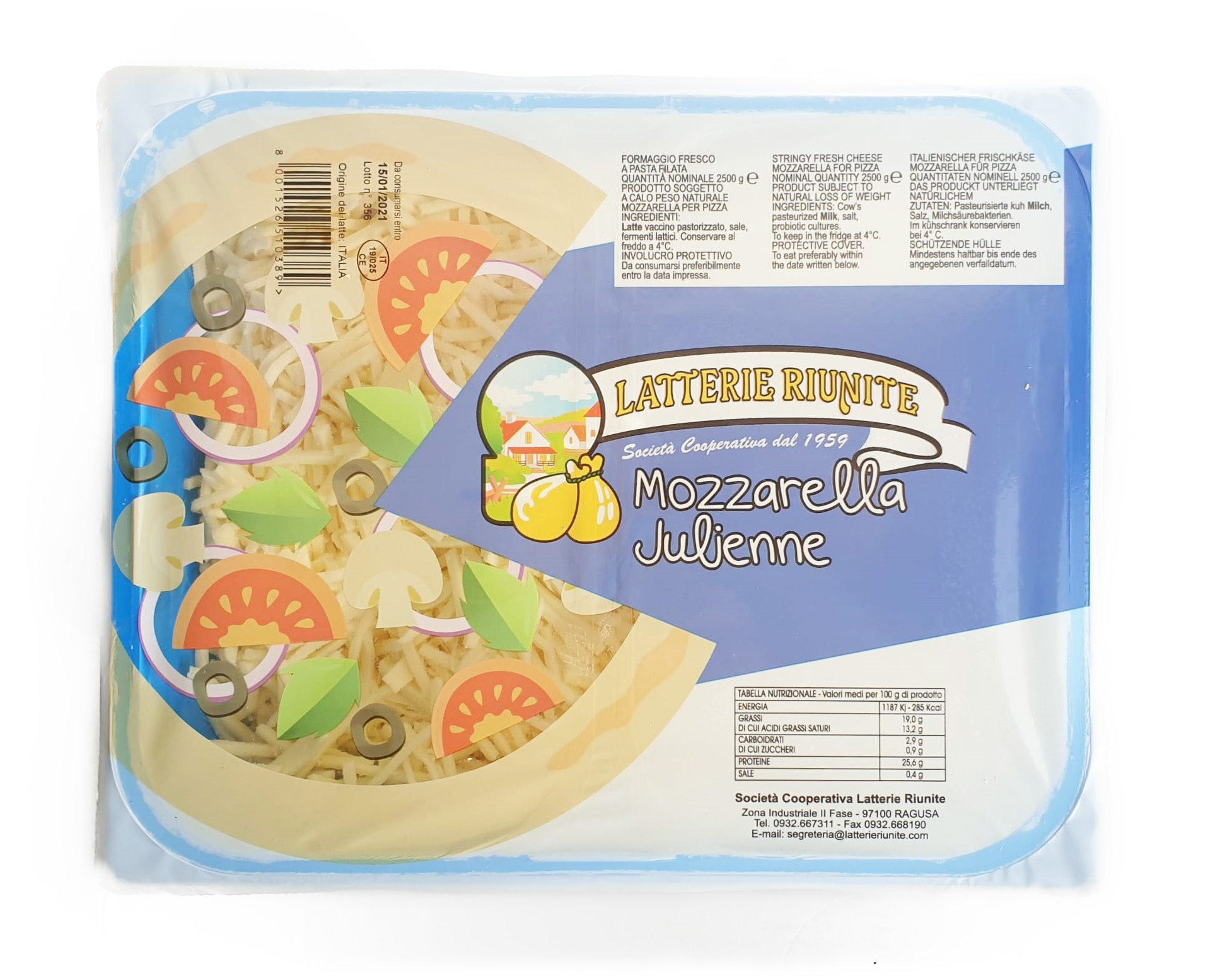 latterie riunite prodotti 1 fresco latterie riunite mozzarella julienne kg 2 5 latterie riunite 0