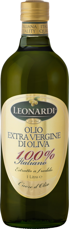 LEONARDI-Prodotti-2-LUNGA CONSERVAZIONE-Olio e Aceto-OLIO EVO 100% ITALIANO 1 LT LEONARDI-0